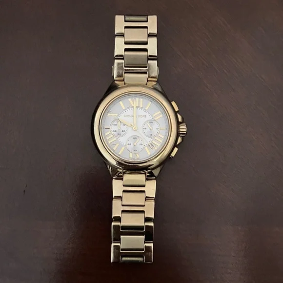 Michael Kors Gold and Silver Chronograph Watch - Picture 1 of 1